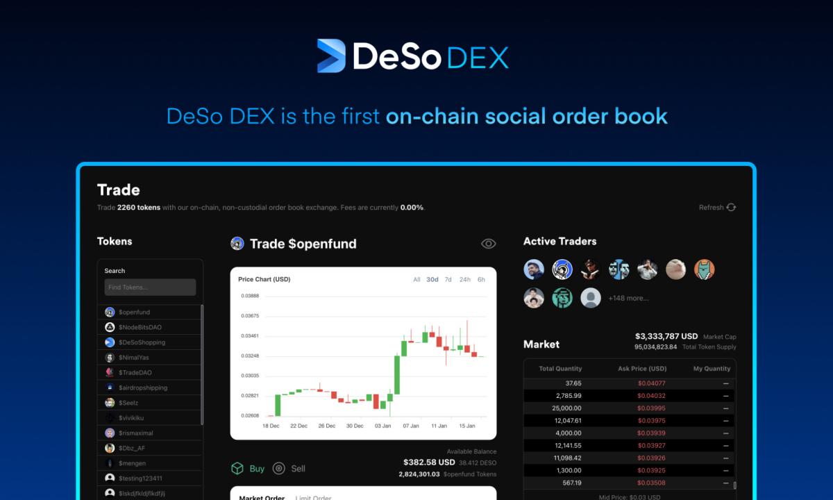 deso crypto exchange