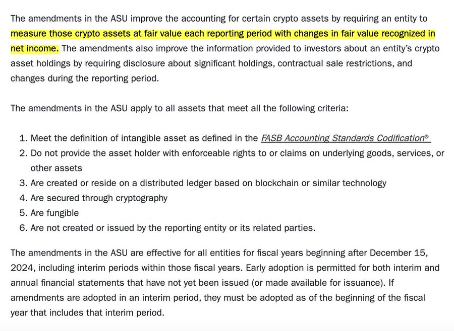 #Bitcoin to be recorded at fair value under new FASB rules issued today - Bloomberg 