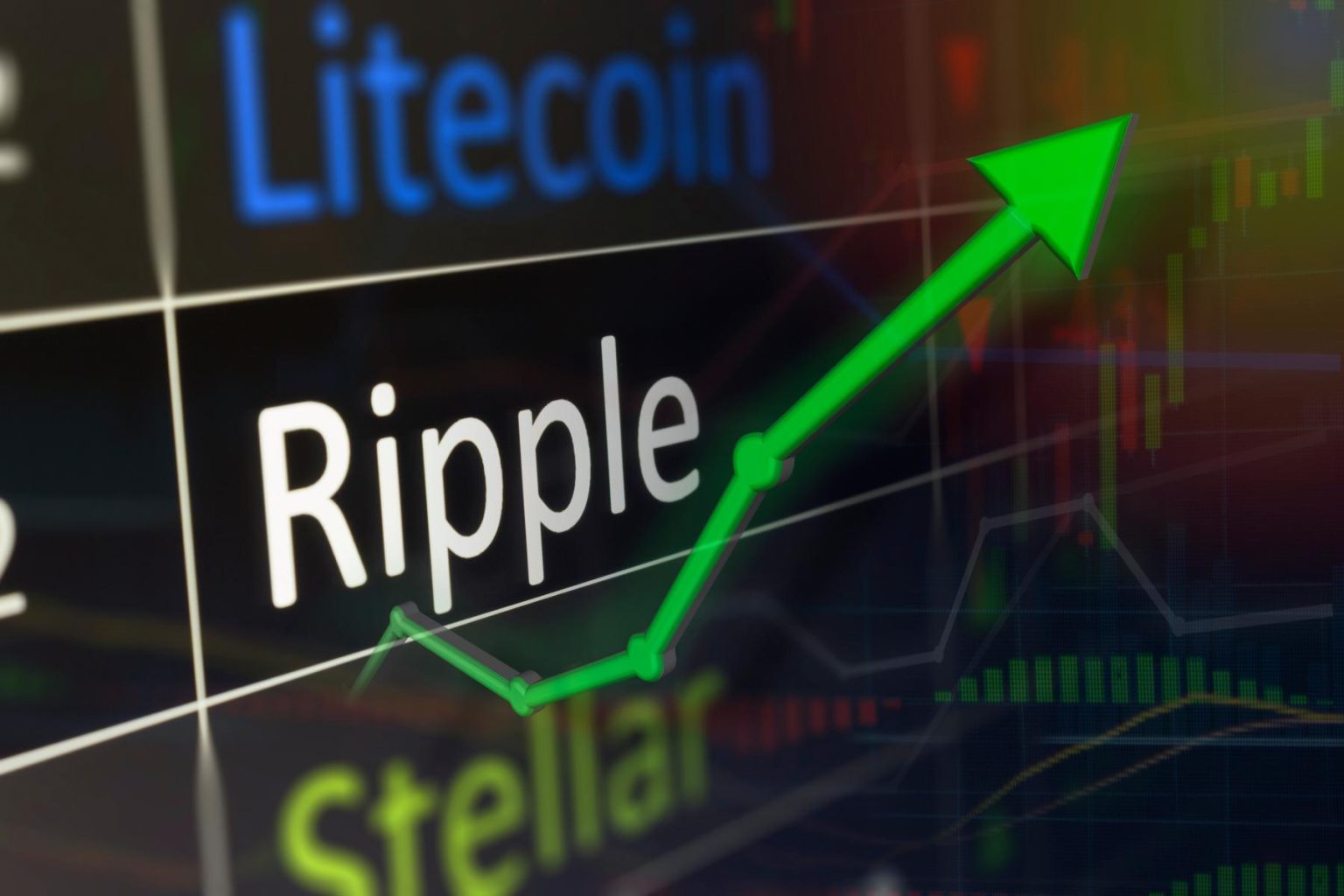 Ripple-XRP-next-to-green-chart-arrow.