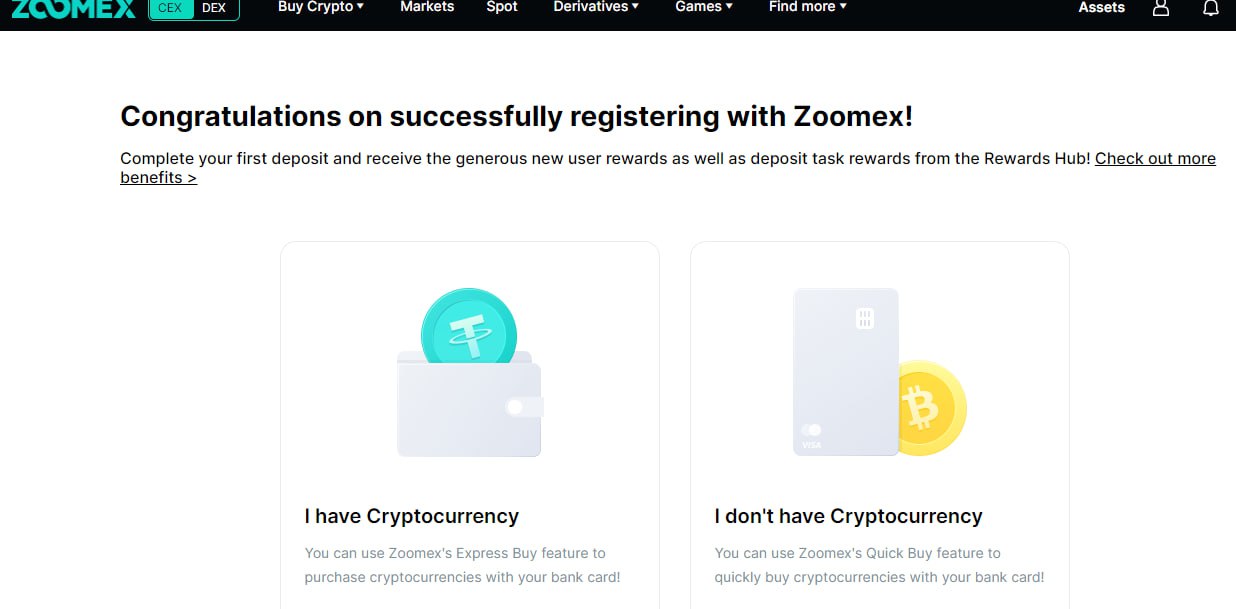 Zoomex Registration