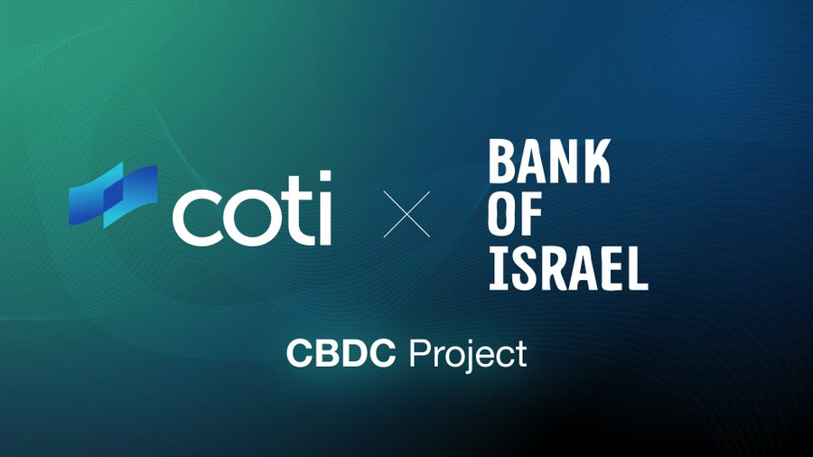 COTI Selected for Bank of Israel’s CBDC Initiative
