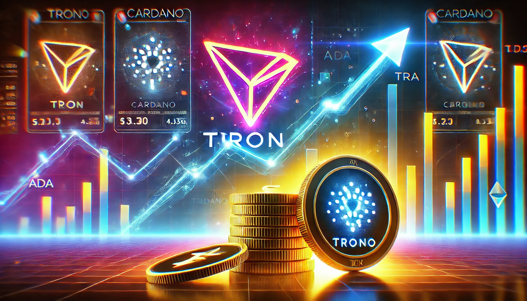 TRON (TRX) supera Cardano: SunPump gera milhões em TRX, tirando ADA do top 10