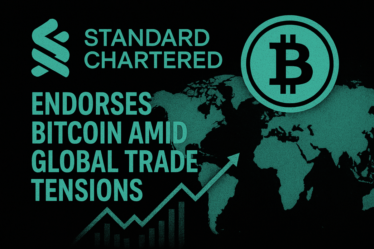 Crypto News Standard Chartered Endorses Bitcoin Amid Global Trade Tensions