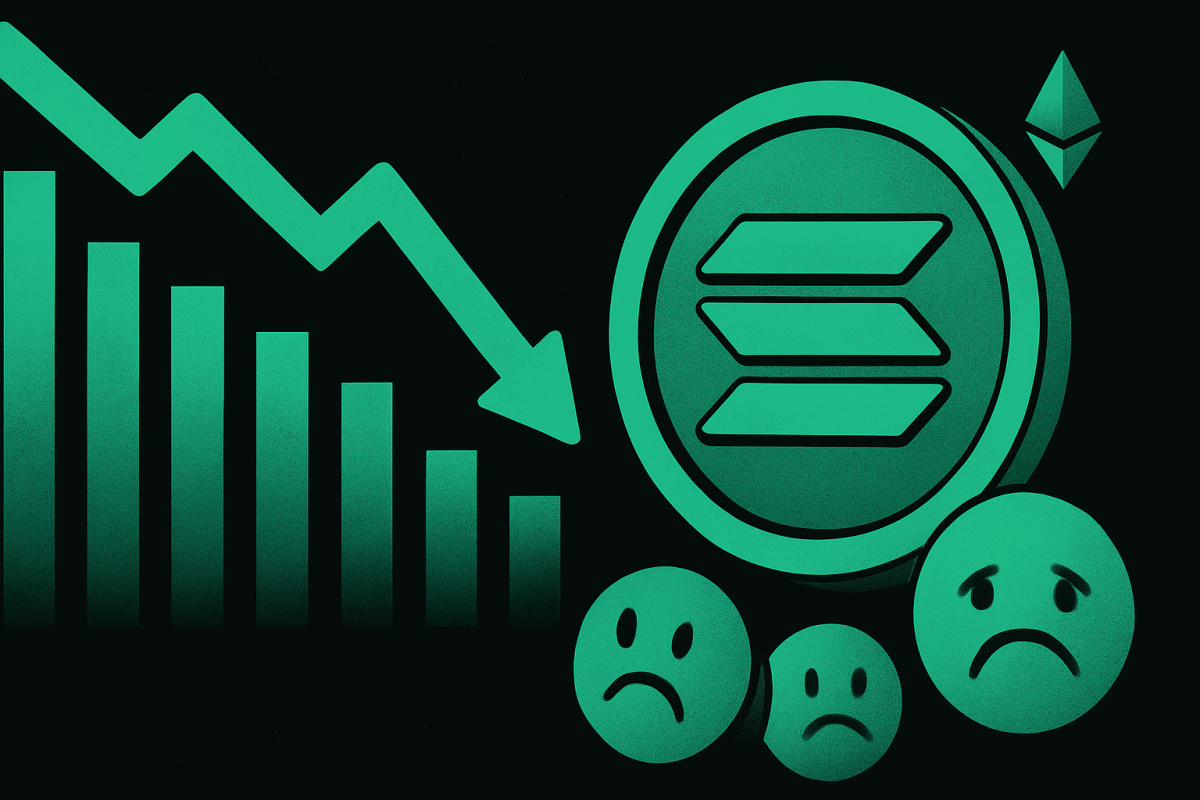 Solana Signals Sharp 40% Drop Against Ethereum Amid Memecoin Slump
