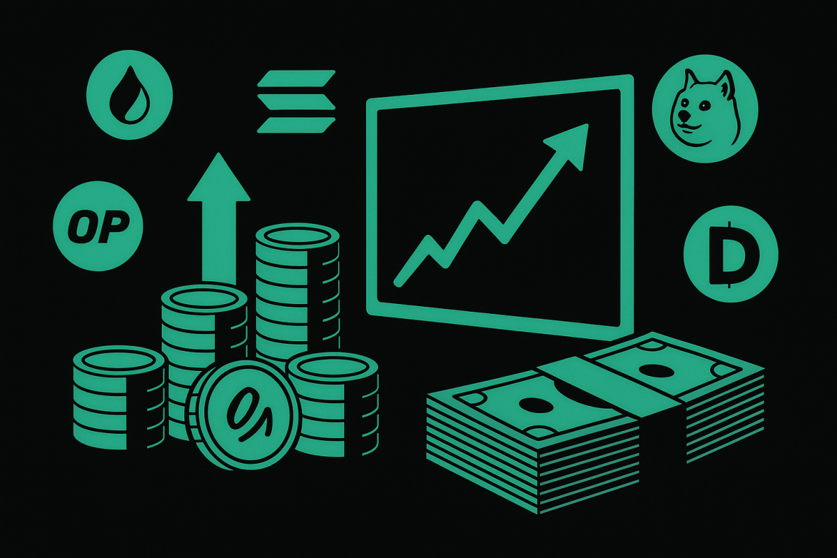 Crypto Markets Brace as $484M in Tokens Unlock Across SUI, OP, SOL, AVAX & DOGE