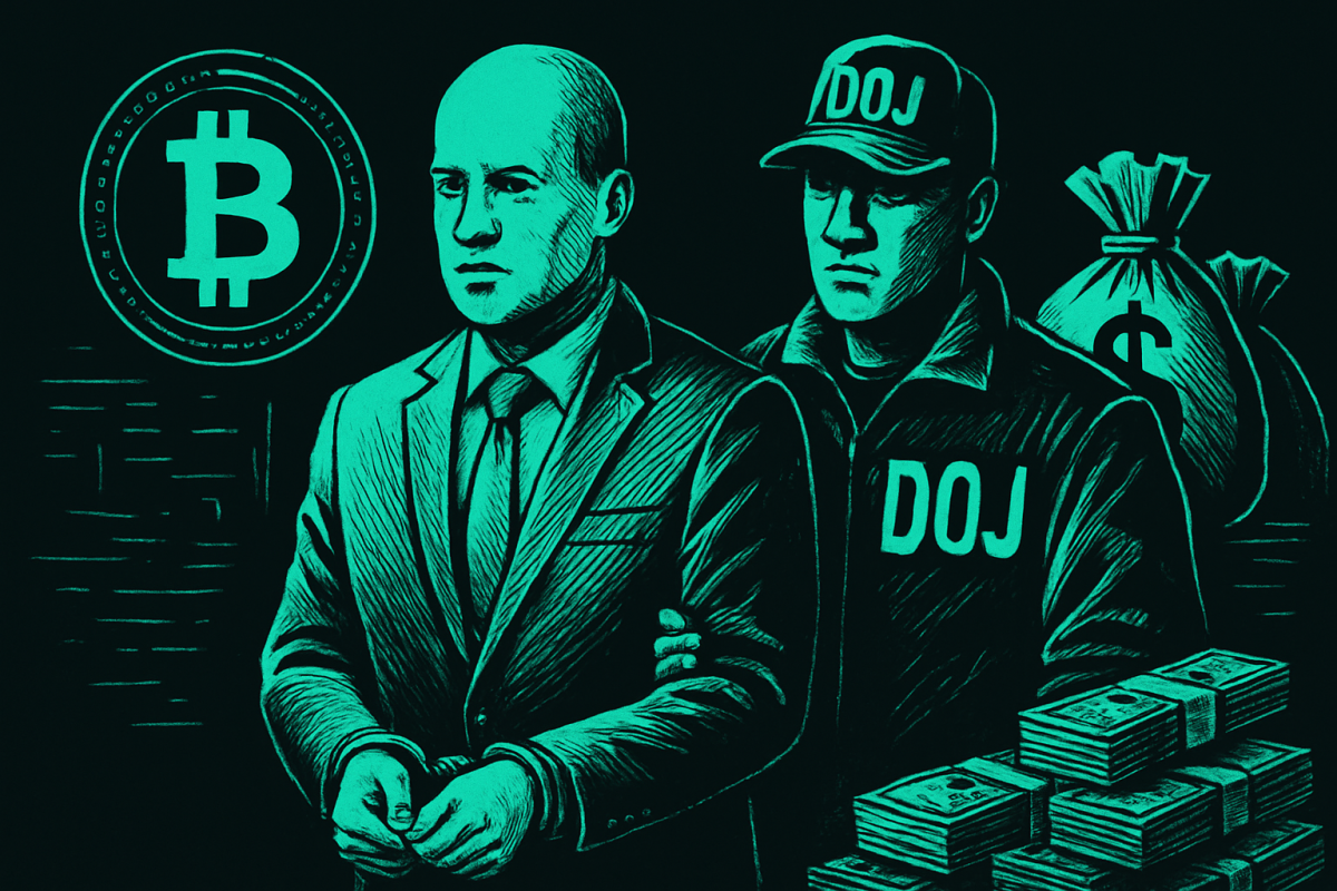 DOJ Charges Crypto CEO with 22-Count Indictment in $500M Money Laundering Scheme