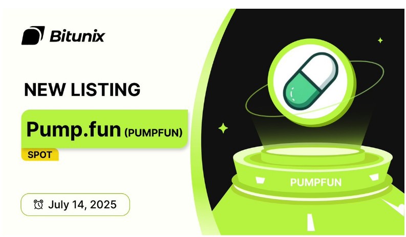 Le token PUMP désormais disponible sur Bitunix après une levée record de 600 M$ en 12 minutes