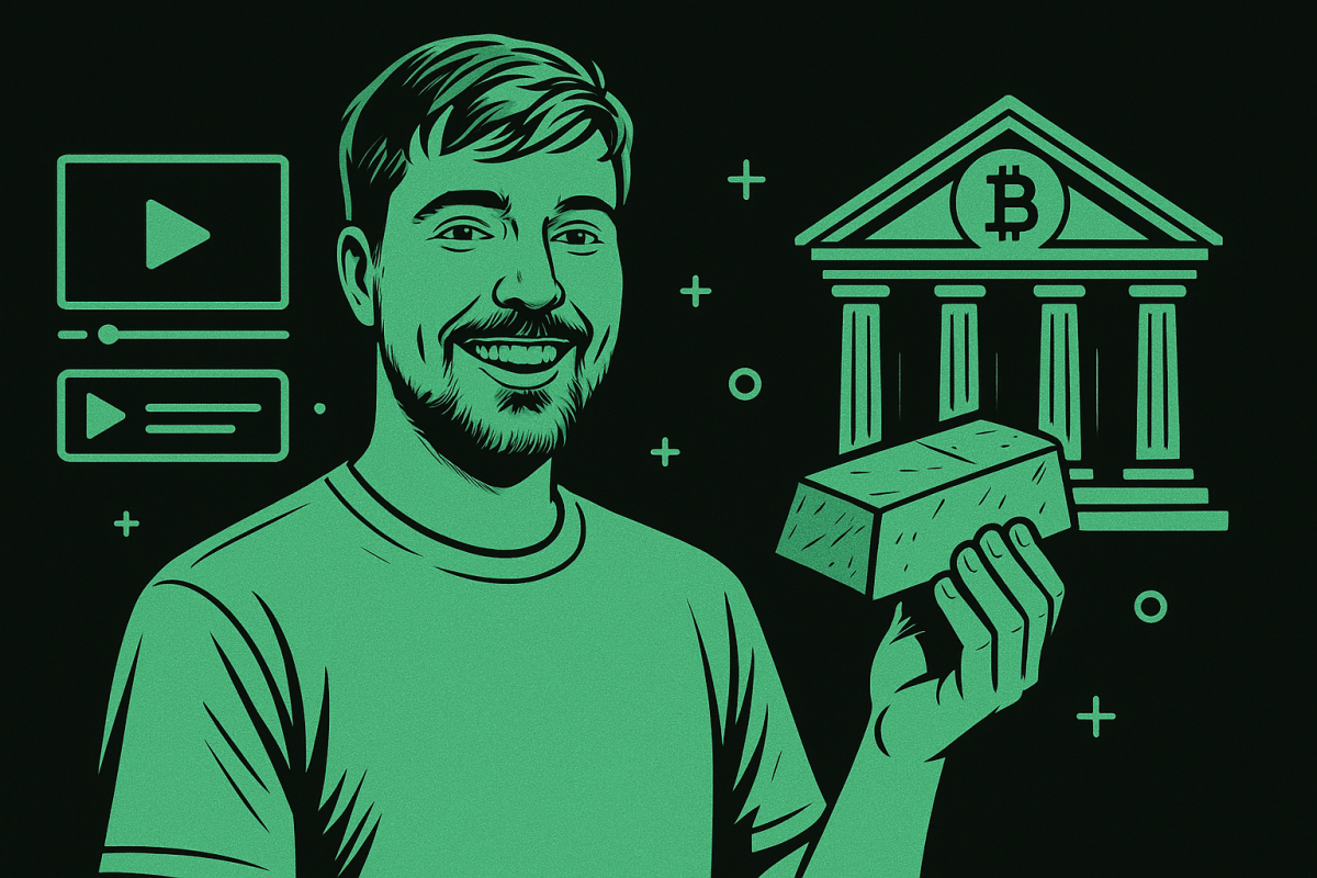 MrBeast Isn’t Just Building Viral Videos — He’s Building a Crypto Bank