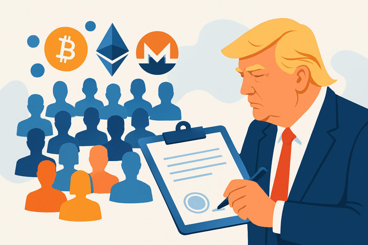 65 Crypto Organizations Call on Trump for Rapid Executive Action on Crypto Regulation