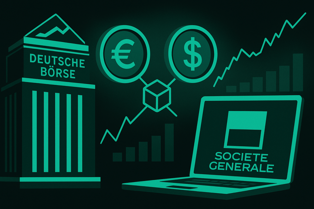 EU Markets Get Boost as Deutsche Börse Adopts SocGen’s Tokenized Euro and Dollar Stablecoins