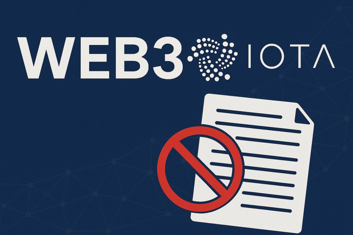 IOTA Foundation Expert Co-Authors INATBA Paper Pushing Back on Overreaching Web3 Rules IOTA Foundation Expert Co-Authors INATBA Paper Pushing Back on Overreaching Web3 Rules