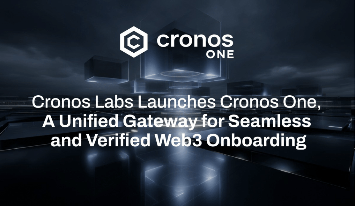 Cronos One Goes Live as Cronos Expands Identity-Based Onboarding