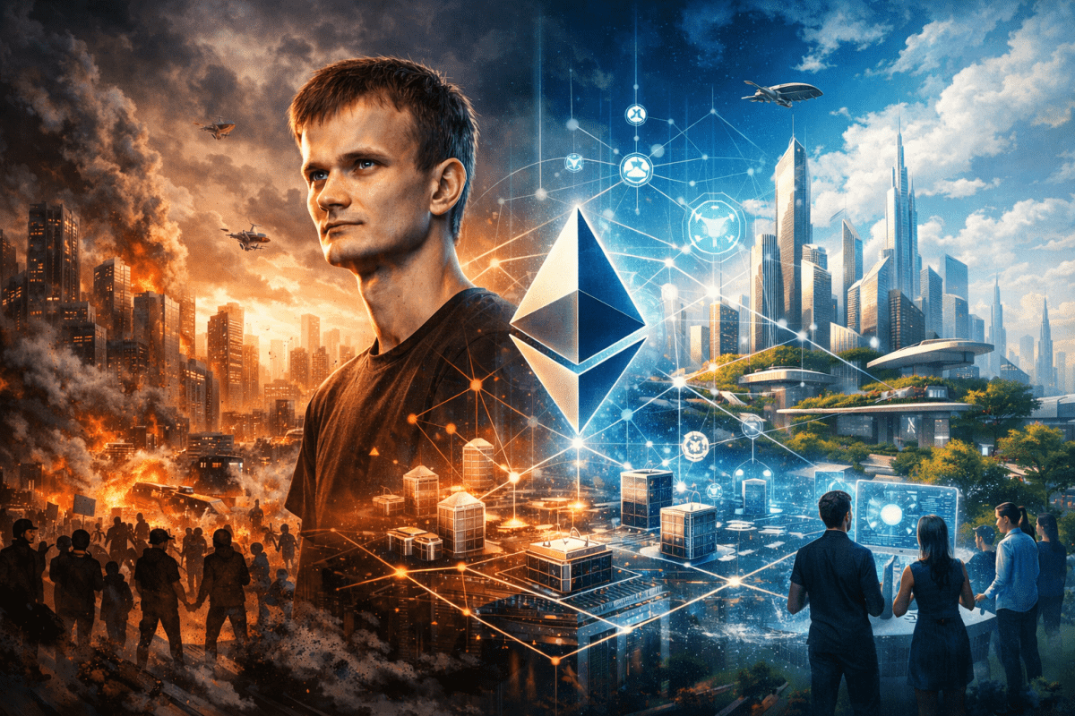 Ethereum’s Vitalik Buterin Urges Decentralized Models to Avoid Societal Crises Ethereum’s Vitalik Buterin Urges Decentralized Models to Avoid Societal Crises