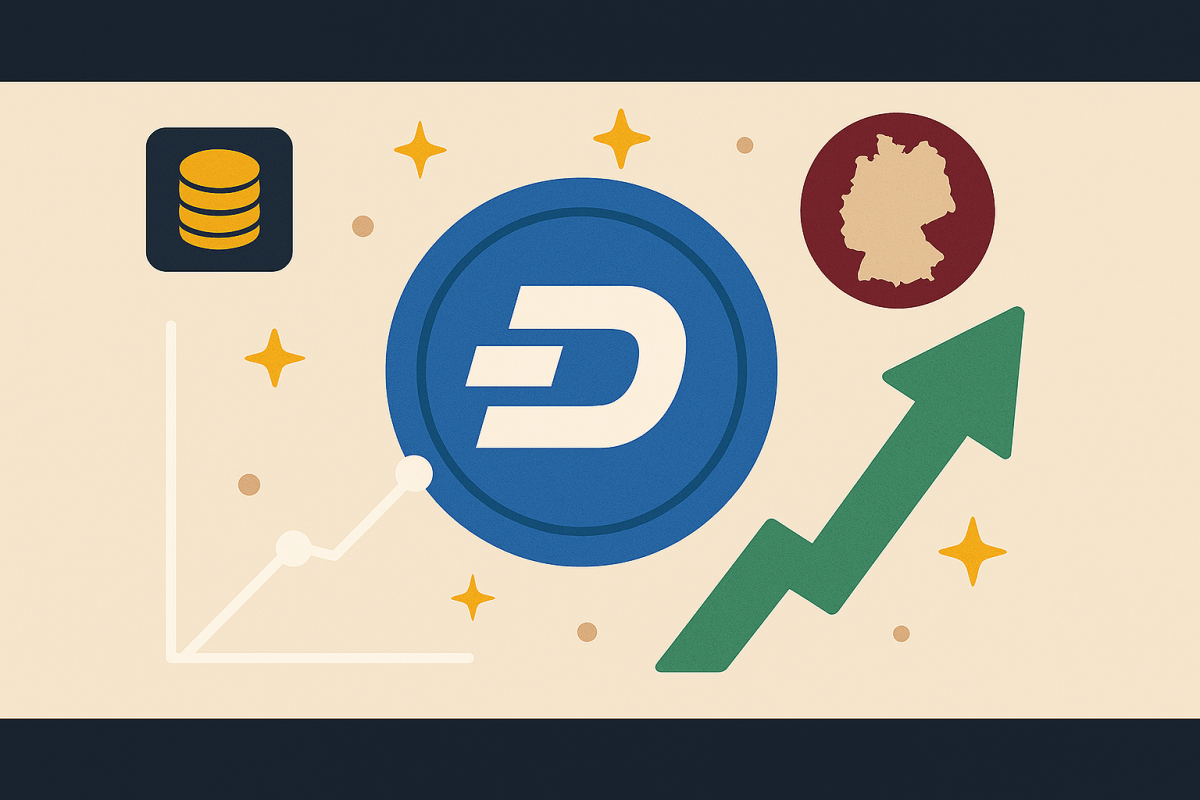 Dash ist Altcoin des Tages in DACH-Region