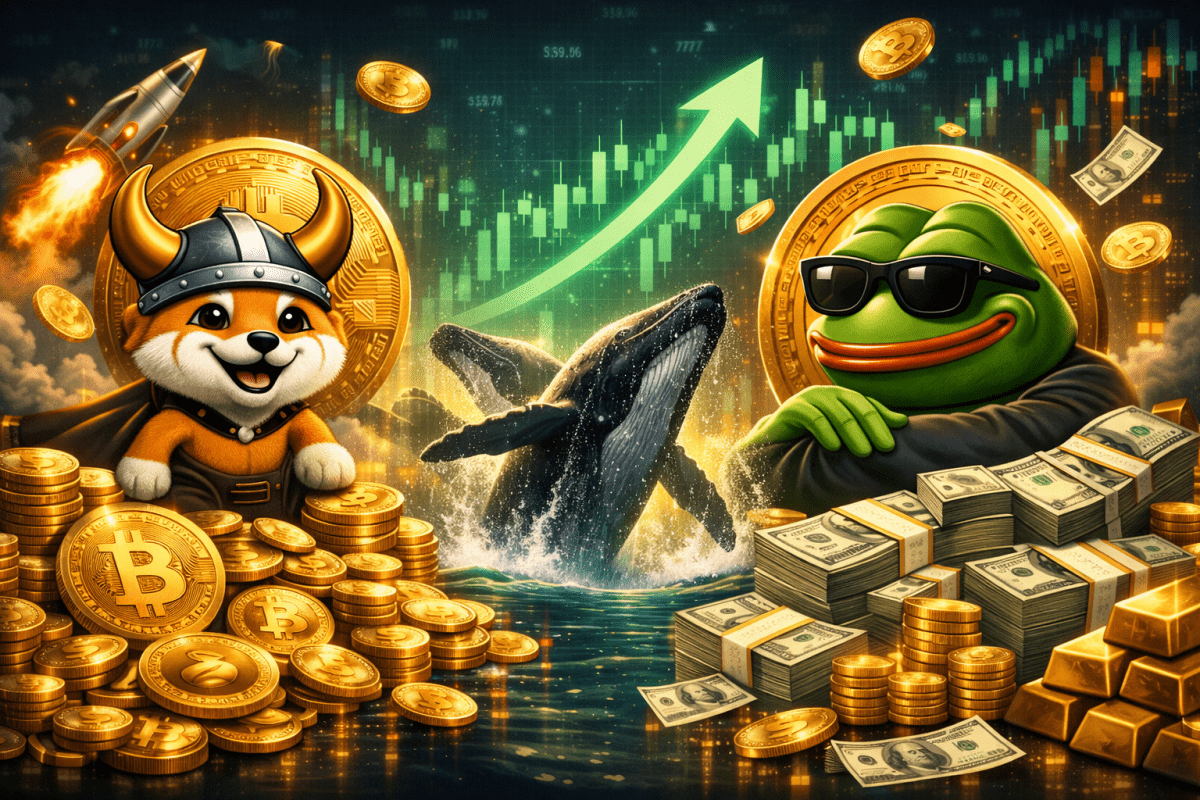 FLOKI and PEPE Lead Massive Surge in $100K+ Whale Transactions