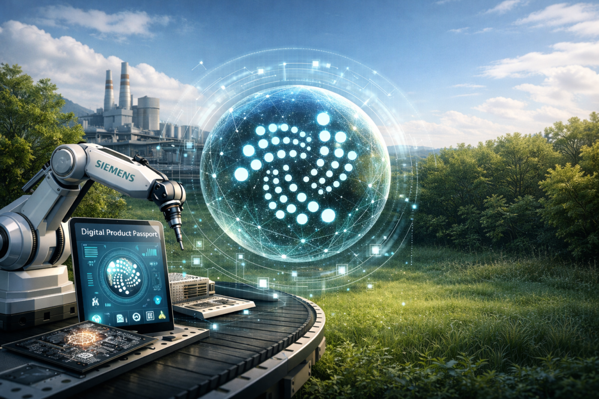 Siemens Integrates IOTA for Digital Product Passports Under EU Sustainability Rules